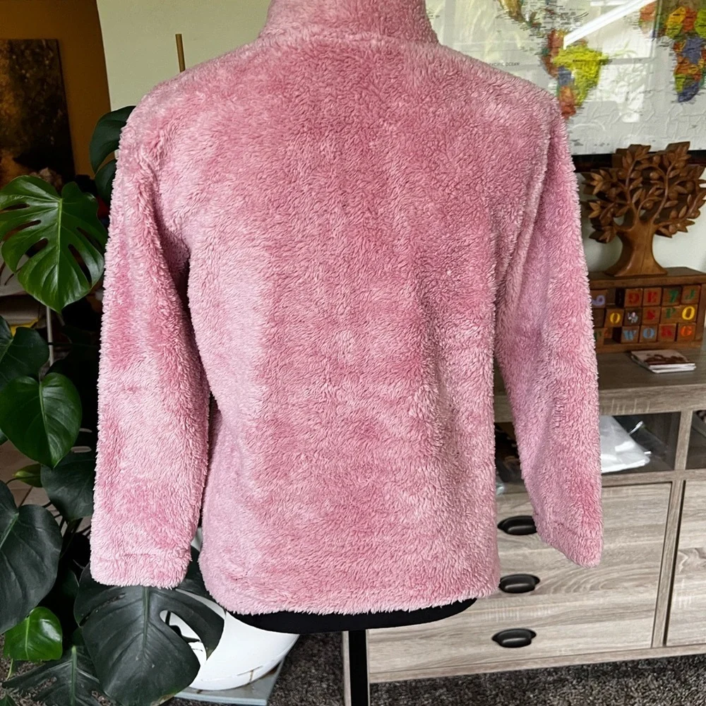 The Children's Place Plush Half-Zip Turtleneck Sweater - Pink